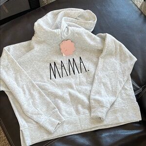 Gray 'MAMA' Hoodie & joggers